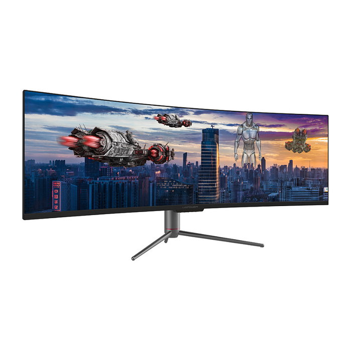 LC-Power LC-M49-DQHD-120-C-Q Monitor Gaming Curvo 124.5 cm (49") UltraWide Quad HD QLED VA 5120x1440 120Hz 1800R 2xHDMI 2xDP Negro