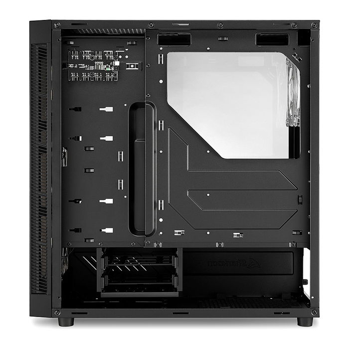 Sharkoon TG6M RGB ATX 1xGlas Black Torre Gaming con Panel Lateral de Cristal Templado y Iluminación RGB