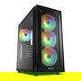 Sharkoon TG6M RGB ATX 1xGlas Black Torre Gaming con Panel Lateral de Cristal Templado y Iluminación RGB