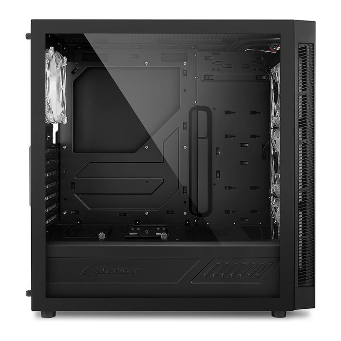 Sharkoon TG6M RGB ATX 1xGlas Black Torre Gaming con Panel Lateral de Cristal Templado y Iluminación RGB