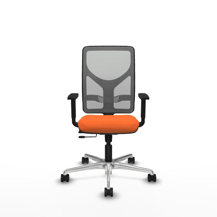 PIQUERAS Y CRESPO Silla de oficina Motilla Naranja y Gris PIQUERAS Y CRESPO Silla de oficina Motilla Naranja y Gris