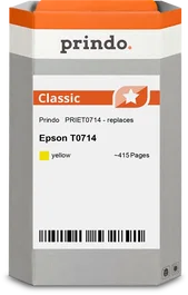 Prindo Cartucho de tinta amarillo PRIET0714 Classic
