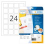 HERMA Etiquetas para Códigos QR A4 40x40 mm blancas, 600 unidades