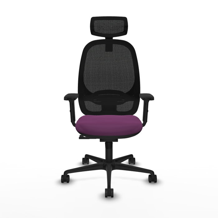 PIQUERAS Y CRESPO Silla de oficina Cilanco con mecanismo Sincro, Morada y Negra PIQUERAS Y CRESPO Silla de oficina Cilanco con mecanismo Sincro, Morada y Negra
