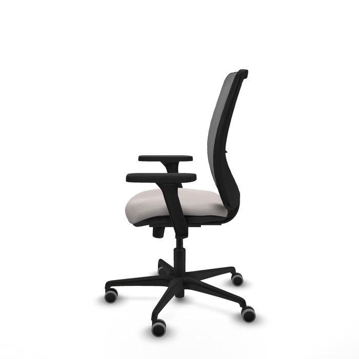 PIQUERAS Y CRESPO Silla de oficina Zulema con Mecanismo Sincro, Blanco y Gris PIQUERAS Y CRESPO Silla de oficina Zulema con Mecanismo Sincro, Blanco y Gris