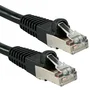 Lindy Cable de red Cat6a S/FTP LSZH 0,3 m Negro
