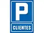 Syssa Señal de Parking Clientes PVC 210x297 mm