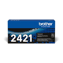 Brother TN2421 Toner Negro Original, Alto Rendimiento 3000 Paginas, Compatible con Brother DCP-L2512, L2532, L2552, HL-L2352, L2372, MFC-L2712, L2732, L2752