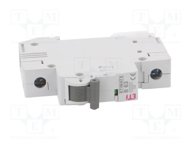 ETI POLAM Interruptor magnetotérmico ETIMAT 6 1P 63A 6kA ETI POLAM Interruptor magnetotérmico ETIMAT 6 1P 63A 6kA