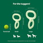 Earth Rated Juguete de Tracción Tug Toy S Verde para Perros Resistente y Duradero