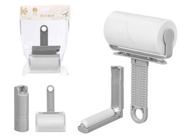 ARTE REGAL Set 2 Cepillos Quitapelusa Silicona Gris 17.5 x 11.5 x 7 cm y 10 x 3 x 3 cm (Set de 12)