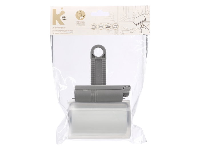 ARTE REGAL Set 2 Cepillos Quitapelusa Silicona Gris 17.5 x 11.5 x 7 cm y 10 x 3 x 3 cm (Set de 12) ARTE REGAL Set 2 Cepillos Quitapelusa Silicona Gris 17.5 x 11.5 x 7 cm y 10 x 3 x 3 cm (Set de 12)
