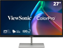 Viewsonic VP Series VP2766-2K Quad HD 27 pulgadas IPS 120 Hz Plata, Negro