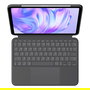 Logitech Combo Touch Teclado QWERTZ Suizo con Trackpad y Retroiluminación para iPad Pro 11-inch (M4) Grafito