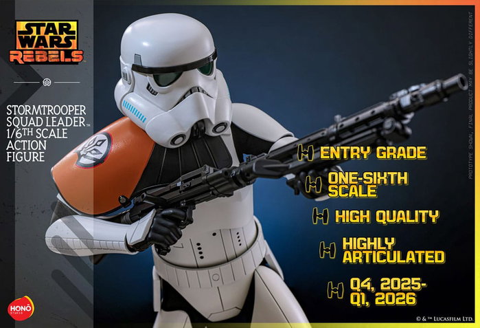 Hono Studio Star Wars: Rebels Figura 1/6 Stormtrooper Squad Leader 28 cm