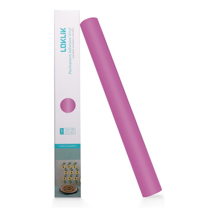 LOKLiK Europe Vinilo de Termotransferencia Mate Fucsia 30,5 x 180 cm