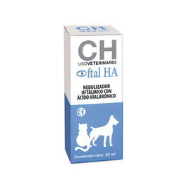 Oftal Ha Gotas Oftálmicas Nebulizador, Solución Salina para Humectar y Limpiar los Ojos, 25 ml