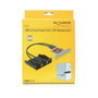 DeLOCK 61775 Panel Frontal 3.5/5.25 con 2 puertos USB 3.2 Gen 1 y tarjeta PCIe