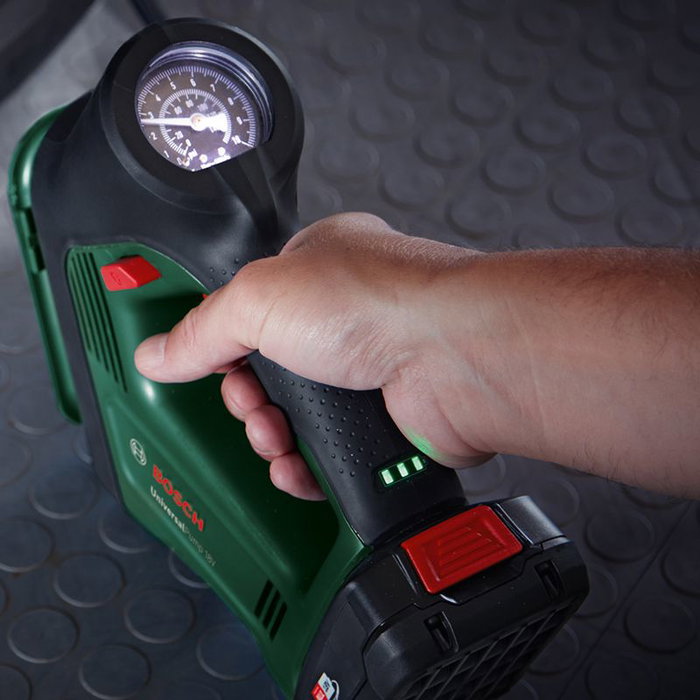 Bosch Compresor de Batería Inflado Rápido 30 L/min 10.3 Bares con Manguera 700 mm