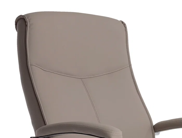 Q-connect Silla de Escritorio ENA Simil Piel Base Metálica Color Gris Alto 105cm Ancho 63cm Profundo 65cm