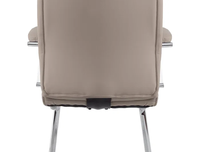Q-connect Silla de Escritorio ENA Simil Piel Base Metálica Color Gris Alto 105cm Ancho 63cm Profundo 65cm