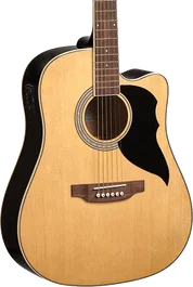 EKO Guitarra Acústica Dreadnought Ranger 6 A/E Cutaway Electroacústica Natural