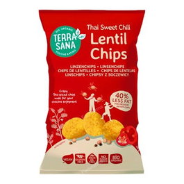 TERRASANA Chips De Lentejas Thai Con Chile Dulce 75 Gr Bio