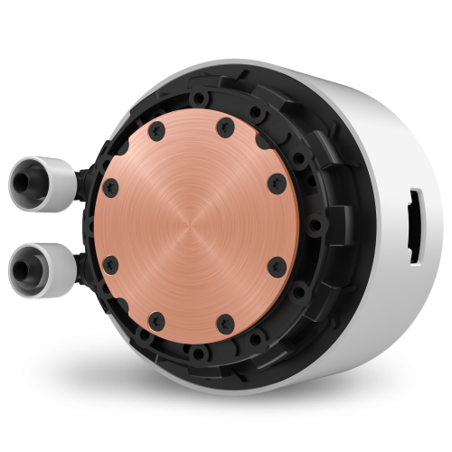 NZXT RL-KR24E-W1 Kraken Elite 240 RGB Sistema de refrigeración líquida todo en uno, 2x12cm, Blanco, Pantalla LCD