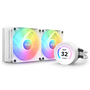 NZXT RL-KR24E-W1 Kraken Elite 240 RGB Sistema de refrigeración líquida todo en uno, 2x12cm, Blanco, Pantalla LCD