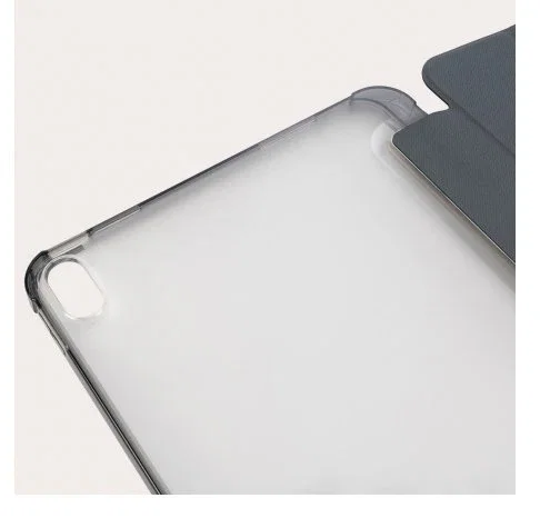 Tucano Funda Folio Satin para iPad 10.9" 10ª Generación 2022 - Gris Transparente, Policarbonato y TPU, Resistente a Golpes, Con Modo Espera