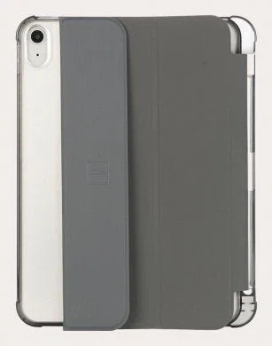 Tucano Funda Folio Satin para iPad 10.9" 10ª Generación 2022 - Gris Transparente, Policarbonato y TPU, Resistente a Golpes, Con Modo Espera