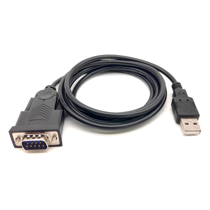 EQUIP Cable Adaptador USB-A a Serie RS232 DB9 1,5m Negro