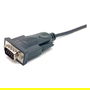 EQUIP Adaptador USB-A a Serie RS232 DB9 Macho-Macho 1.50m Negro