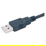 EQUIP Adaptador USB-A a Serie RS232 DB9 Macho-Macho 1.50m Negro