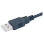 EQUIP Cable Adaptador USB-A a Serie RS232 DB9 1,5m Negro