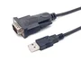 Equip 133391 Cable Adaptador USB 2.0 Tipo A a DB-9 (RS232 Serie), Negro, 1.5m, Compatible con Windows 7/8/10/11, Linux y Mac OS, Chipset Prolific PL2303GT