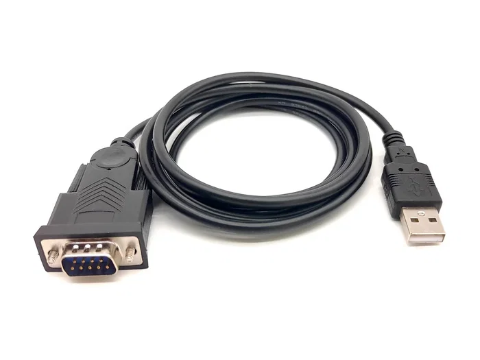 EQUIP Cable Adaptador USB-A a Serie RS232 DB9 1,5m Negro