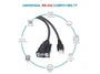 Equip 133391 Cable Adaptador USB 2.0 Tipo A a DB-9 (RS232 Serie), Negro, 1.5m, Compatible con Windows 7/8/10/11, Linux y Mac OS, Chipset Prolific PL2303GT