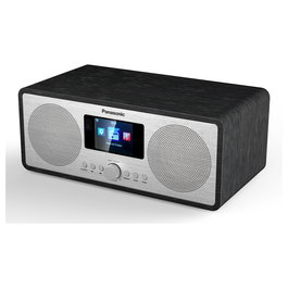Panasonic RF-D40EG-K Radio Portátil Digital con Wi-Fi, Bluetooth 5.3, USB, MP3, LCD 2.4", Negro