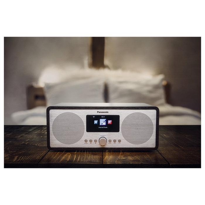 Panasonic RF-D40EG-K Radio por Internet con DAB+ y Bluetooth 5.3, Negro/Plata Panasonic RF-D40EG-K Radio por Internet con DAB+ y Bluetooth 5.3, Negro/Plata