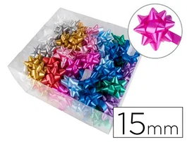 Liderpapel Lazo fantasía 15 mm colores surtidos (100 unidades)