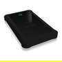 ICY BOX IB-233U3-B Carcasa Externa para Disco Duro SSD 2.5" USB 3.0 Negro con Funda de Silicona