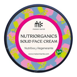 MAISON KARITE Crema Facial Nutriorganics 300ml Vegana Sin Gluten Sello Ecoplus