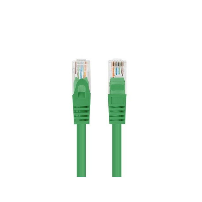 Lanberg Pack de 10 Patchcord Cat.6 UTP 1m verde Fluke Passed