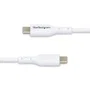 Startech Cable de Carga USB-C USB 2.0 USB2CC3MWHE - 3m Blanco - 60W PD 2.0 / 3A - Transferencia 480 Mbps - USB Tipo C Macho a Macho
