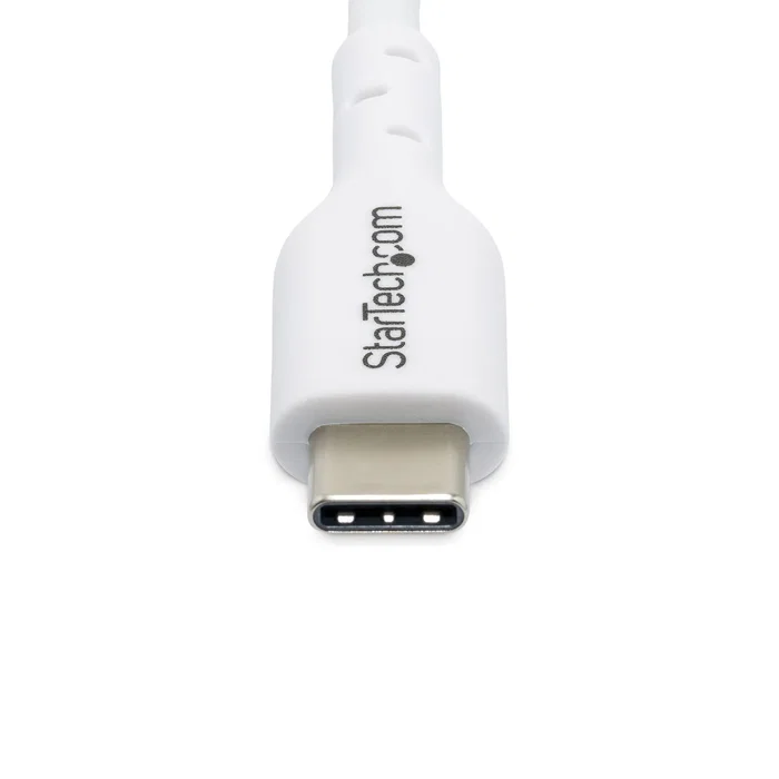 Startech Cable de Carga USB-C USB 2.0 USB2CC3MWHE - 3m Blanco - 60W PD 2.0 / 3A - Transferencia 480 Mbps - USB Tipo C Macho a Macho