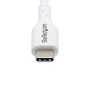 Startech Cable de Carga USB-C USB 2.0 USB2CC3MWHE - 3m Blanco - 60W PD 2.0 / 3A - Transferencia 480 Mbps - USB Tipo C Macho a Macho