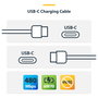 StarTech.com Cable USB-C a USB-C de 3m, 60W, Blanco