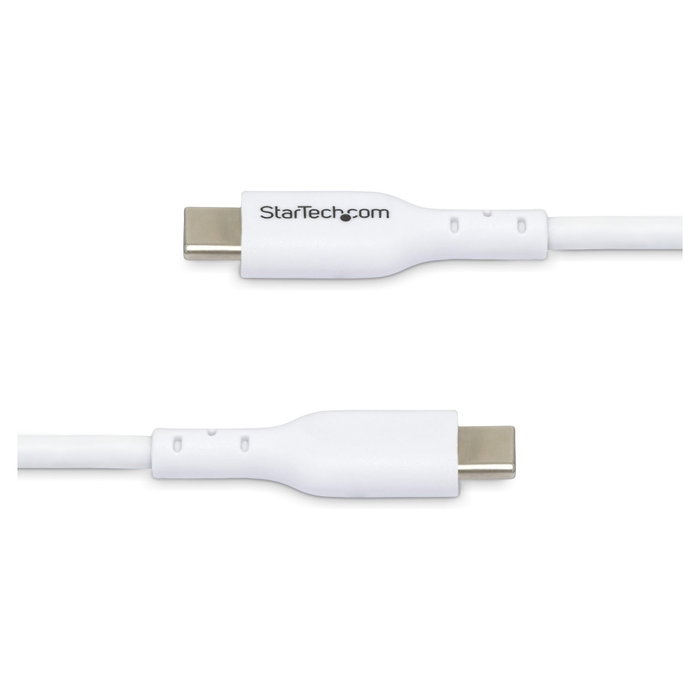 StarTech.com Cable USB-C a USB-C de 3m, 60W, Blanco