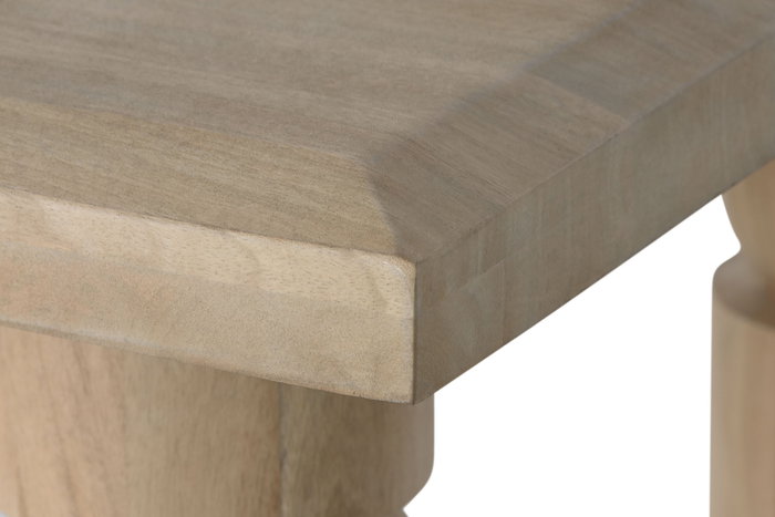 DKD Home Decor Mesa Comedor Natural Mango 90 x 76 x 200 cm